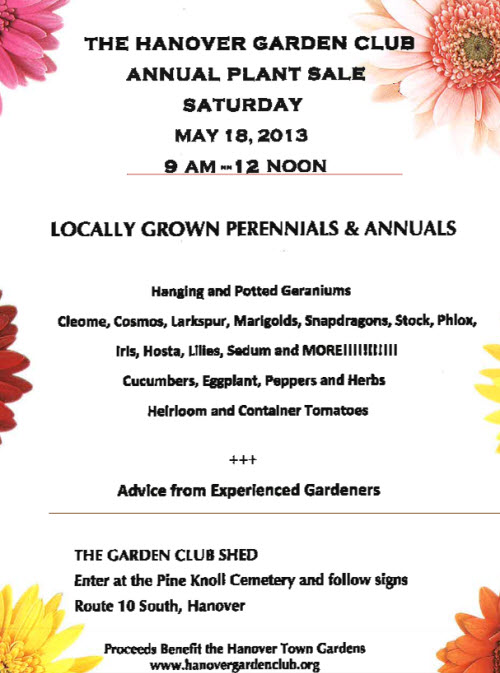 Plant Sale notice