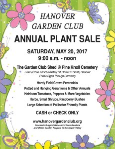 Garden Club sale poster